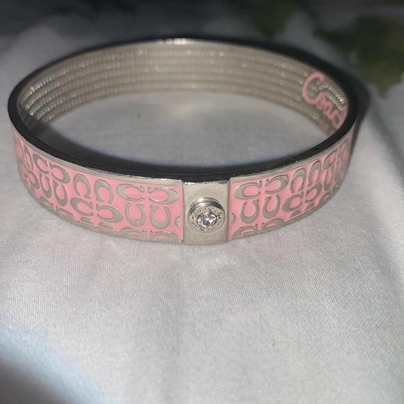 Pink C Coach bangle - Picture 4 of 5